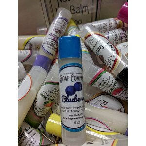 Finger Lakes Soap Natural Lip Balm Blueberry