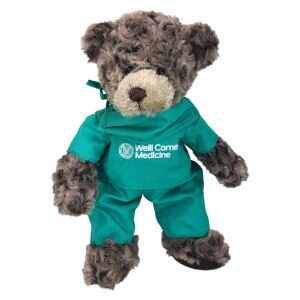 Charlie Bear Weill Cornell Medicine Scrubs