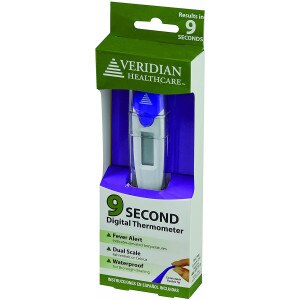 9-Second Digital Thermometer Veridian