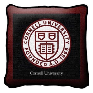 Cornell Seal Tapestry Pillow