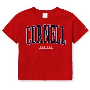 Women's Cornell Arch Crop Tee