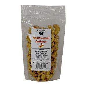 Merle Maple Coated Cashews 6oz Bag