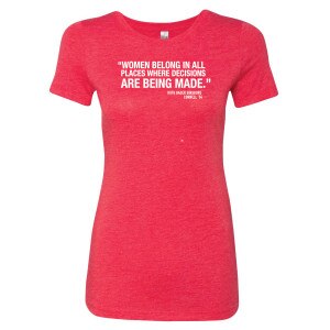 Ivy Citizens Women's RBG Decisions Tee