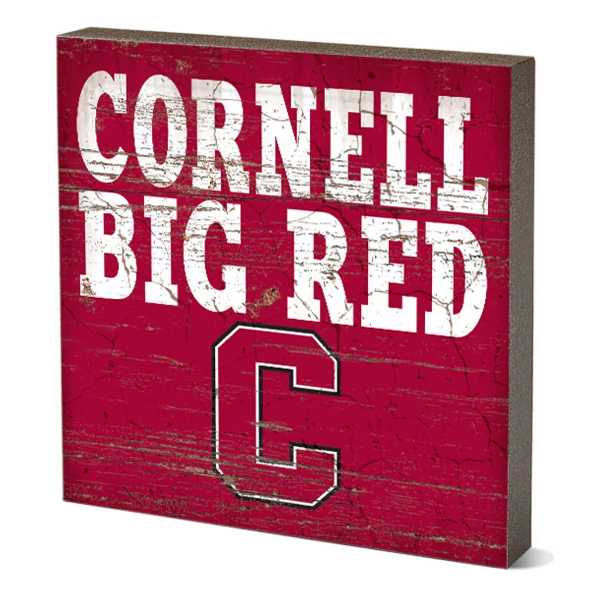 Red Cornell Big Red Square Table