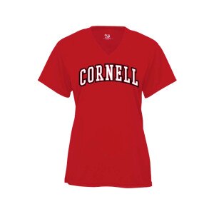 Women's Cornell Performance V-Neck Tee