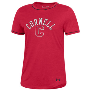 Women's Cornell Arched Over C Twist Sleeve Tee GD23