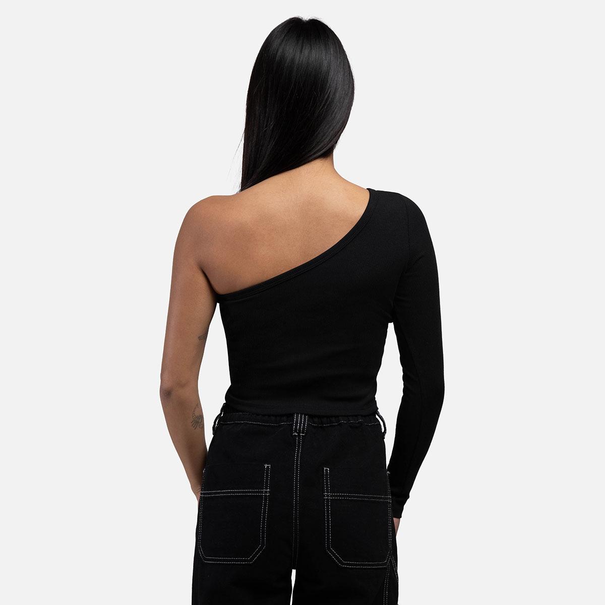 Women's Block C One Shoulder black