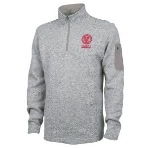 Cornell Student & Campus Life Heathered Fleece 1/4 Zip