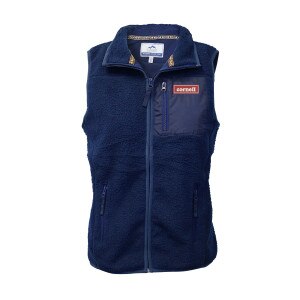 Women's Cornell Patch L.C. Pebble Fleece Vest