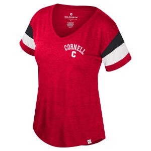 Women's Cornell Over Block C Tee