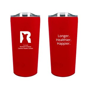 Cornell Riney Canine Health Center 18oz Soft Touch Tumbler