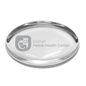 Cornell Feline Health Center Oval Paperweight