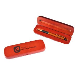 Cornell Feline Health Center Rosewood Pen and Case Set