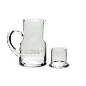Weill Cornell Medicine Executive Water Carafe with Glass Top