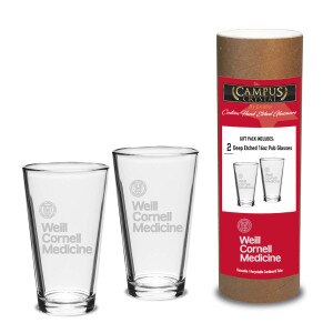Weill Cornell Medicine Pint Glass Set