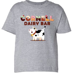 Youth Cornell Dairy Bar Ice Cream Cow Tee