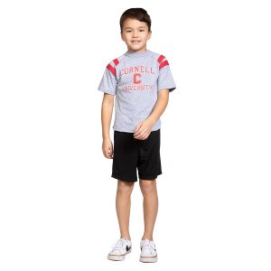 Youth Cornell Raglan with Stripes Tee