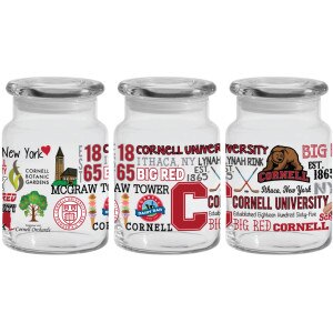 Cornell Wrap Design Candy Jar 26oz