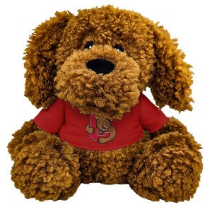 Flopsy Cornell Dog with Bear Through C Tee