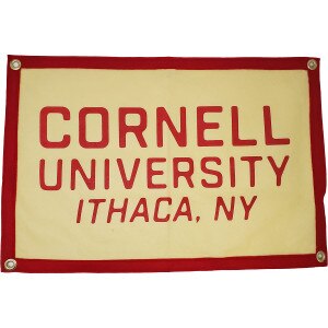 Oxford Pennant 16"x24" Cornell University Ithaca NY Camp Flag