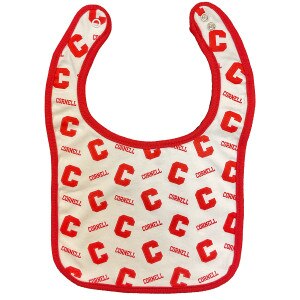 Cornell Red and White Allover Bib