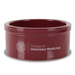 Cornell College of Veterinary Medicine Stoneware Pet Bowl- Small