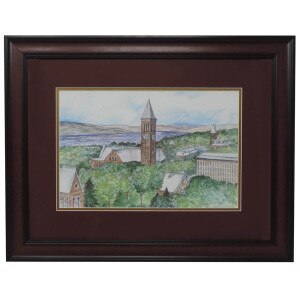 Framed Clock Tower Print