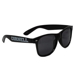 Cornell Campus Shades Black With White Cornell Imprint