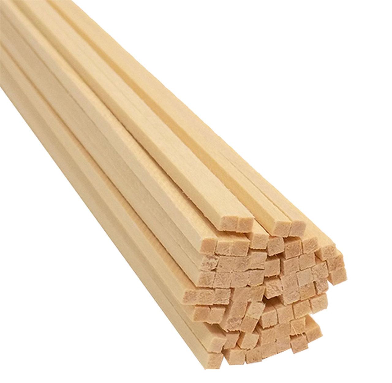 Basswood, Strips (24" Long), 3/32"