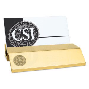 Business Card Holder - With Emblem