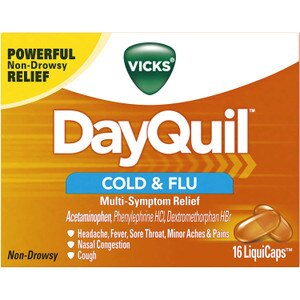 Dayquil Liquicaps Cold Flu 16ct Non Drowsy