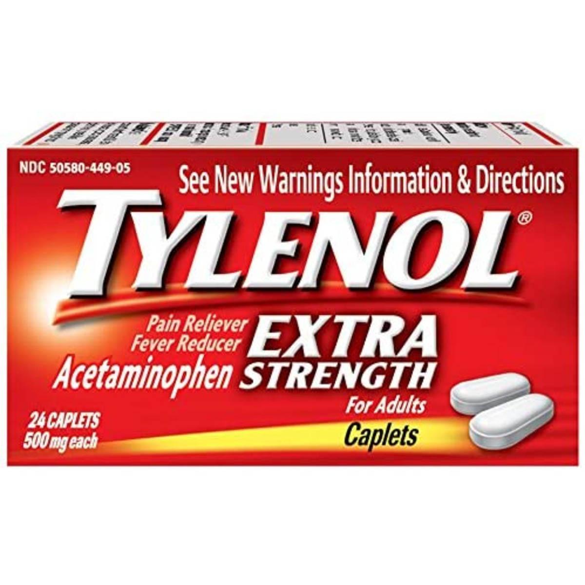 Extra Strength Tylenol Caplet 24ct